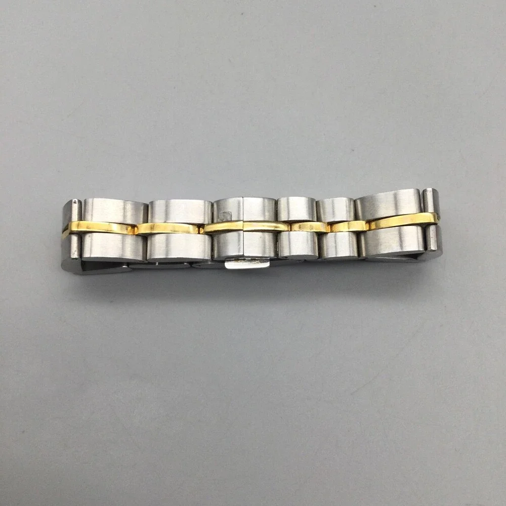 Alfex 5662 Womens Watch 12mm Two Tone Stainless Swiss Made New Battery 6.25